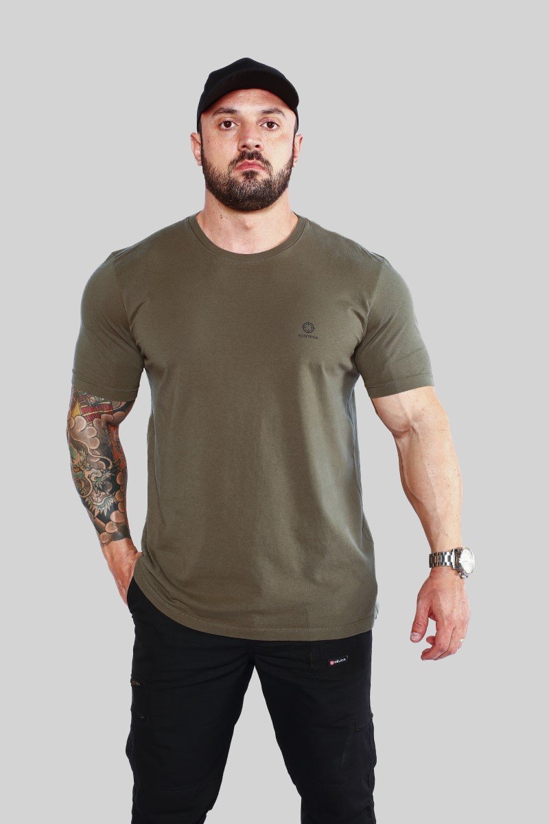 Camiseta - Vista Tática - VERDE Oliva - AMEAÇA