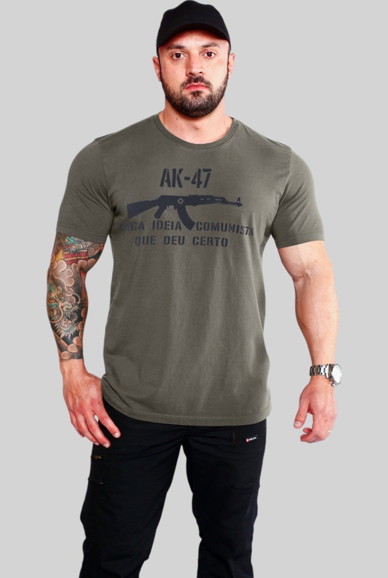 Camiseta - Vista Tática - Verde - IDEIA COMUNISTA - 141VST
